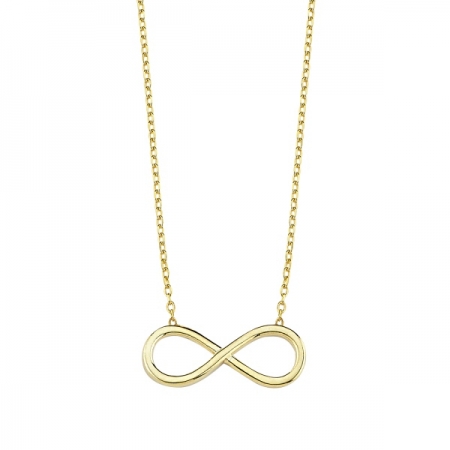 Colier argint 925 aurit cu simbolul infinit - Infinite You CTU0054 [0]